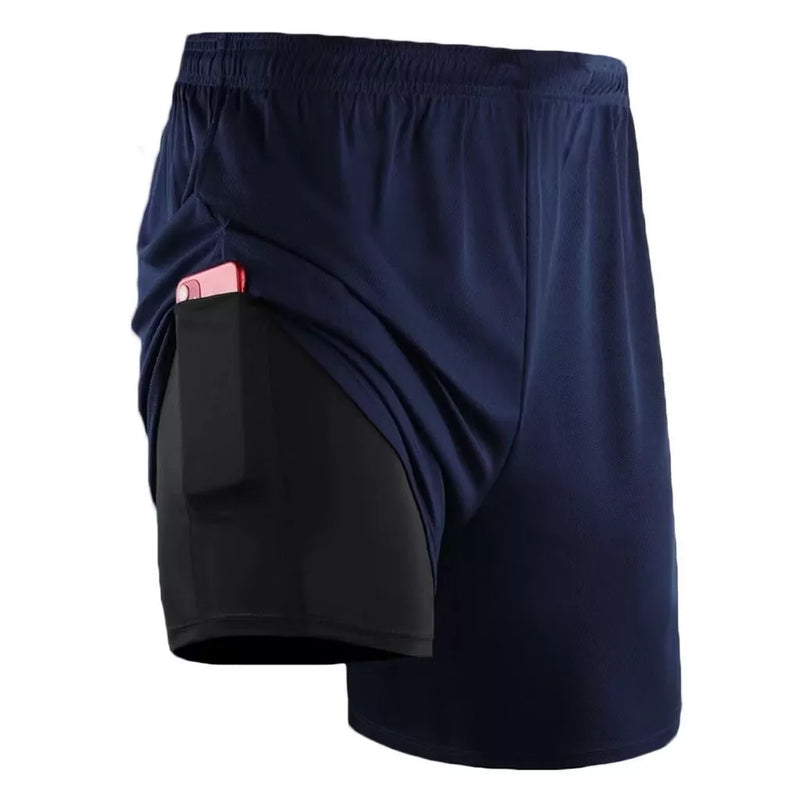 Shorts Para Treino 2 em 1 Esporte Air Effect