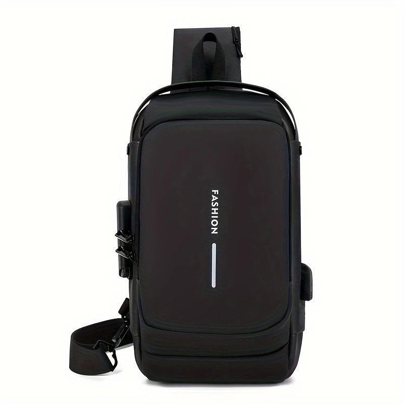 Mochila Anti-Furto com Senha USB Slim Bag